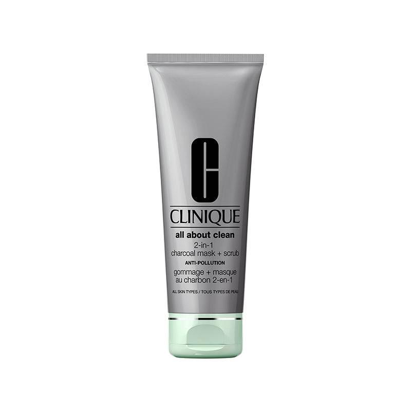 Clinique All About Clean 2 In 1 Charcoal Mask+Scrub Anti Pollution ?????? ????? ?????? ??????? ????? ???-GLAM42